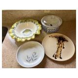 KFT058- Assorted Stoneware & Ceramic Serveware