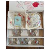 KFT102- Vintage Ricardo Clear Cup & Saucer Set Made In Japan