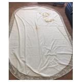 KFT148 - Vintage Lace Tablecloth & Napkins