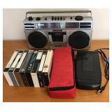 KFT155 - Sony Cassette/Radio & VHS Rewinder Plus Tapes