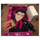 SAV020 Vintage Singer Sewing Machine, Elvis Print & Dr. Pepper Tin