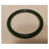 MMB008 Spinach Green Jade Bangle Bracelet New 