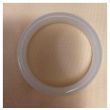 MMB015 White Jade Bangle Bracelet New 