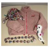 MMB025 Tokidoki Jacket, Plush, Lei & Character Backpack