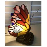 MMB047 Tiffany Style Butterfly Stained Glass Table Lamp New