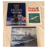 MMB073 Three Historical Books About Pearl Harbor