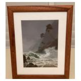 MMB095 Koa Framed Scenic Picture By Roy Tabora