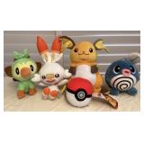 MMB163 Five Pokémon Plushies 