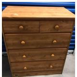 TII006 - Wooden 5-Drawer Dresser