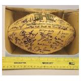 TII105 - UH Warrior Autographed Football 