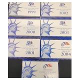 TII122 - US Mint Proof Sets 1999-2005
