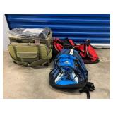 TII130- Reebok Duffel Bag, High Sierra Backpack & Large Picnic Bag