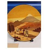 TII158-Exquisite Japanese Zogan Zaiku Of Mountain