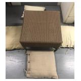 FTH103 - Vintage Wicker Floor-Style Low Table