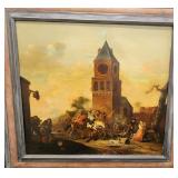 FTH108 - Rare Dutch Masterpiece by Pieter Wouwermann Original Oil on Panel 