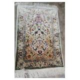 FTH119 - SmaFTH119 - Vintage High Quality Fine 100% Silk Persian ll Vintage Afghan Hand Woven Rug #6
