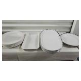 FTH127-Vintage European Made Plates And Serving Dishes