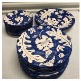 FTH140 - Beautiful Blue & White Plate Set From Portugal