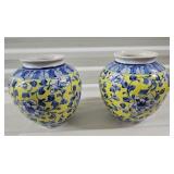 FTH141-Exquisite Pair Of Chinese Vases