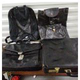 FTH151-Collection Of Black Briefcases And Backpacks