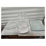 FTH155-Glamorous Glass Serving Dishes & Containers With Lids