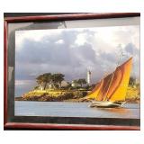 FTH160 - Jean-Marie Liot Glossy Fine Art Photograph of Le Forban du Bono at Port Navalo,