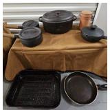 FTH215-Aweeome Collection Of Mostly Cast Iron Cookware