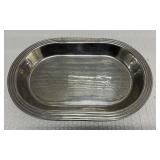 FTH221- Silver Tone Serving Platter Made In Mexico