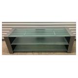 FTH309- (3) Tier Glass Shelf Tv Stand