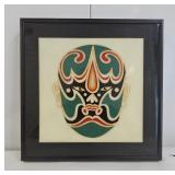 FTH322-Vintage Eloquent Enamel Art Of Chinese Opera Mask