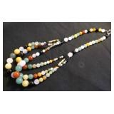 MDC009 Beautiful 18" Multi-Strand Necklace of Semi-Precious Stones