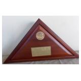 MDC021 The American Flag in Walnut Presentation Case