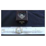 MDC038 Paul Du Pree Watch and Cork Inlay Wood Box