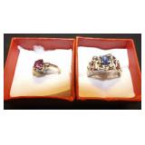 MDC055 10k Rings - Blue Star Sapphire