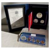 MDC062 1976 Bicentennial Silver Proof & 1966 Special Mint Coin Sets