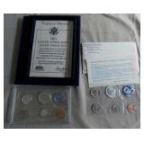 MDC063  1961 U.S. Mint Silver Proof & 1965 Uncirculated Sets