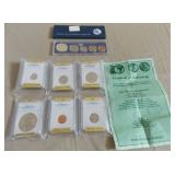 MDC064 1978 SGS Graded Proof 70 Cameo Coin Set & 1967 US Special Mint Set