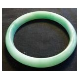 MDC073 Green Jade Like Bangle