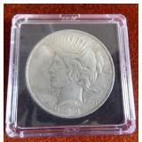 MDC086 One 1922 Peace Liberty  Silver Dollar Coin 90% Silver