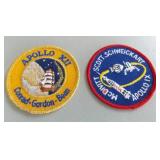 MDC108 Vintage Apollo XII & IX Mission Embroidered Patches