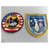 MDC130 Vintage Apollo 1 & Apollo X Embroidered Patches