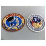 MDC131 Vintage Apollo 14 & XVII Embroidered Patches