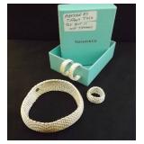 MDC135 Tiffany & Co. Style Silver Jewelry Set