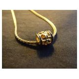 MDC138 Hawaiian Barrel Pendant with Silver Chain