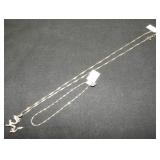 MDC158 Silver Twisted "S" Chains and Dragon Pendant