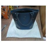 CIP020 Blue purse with, "J", logo 