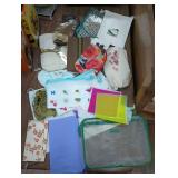 CIP028 - Lot of cosmetics bags, yves saint laurent perfumes, discolored
