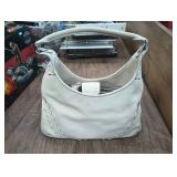 CIP039 - Ann Taylor Off-White Genuine Leather Purse