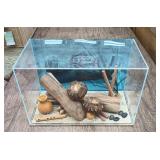 CIP068 - Decorative Hawaiian Scenery in Plexiglass Case 