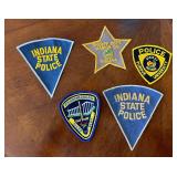 CIP0170105SL Indiana State PD / Sheriff Deptartment Official Uniform Patches